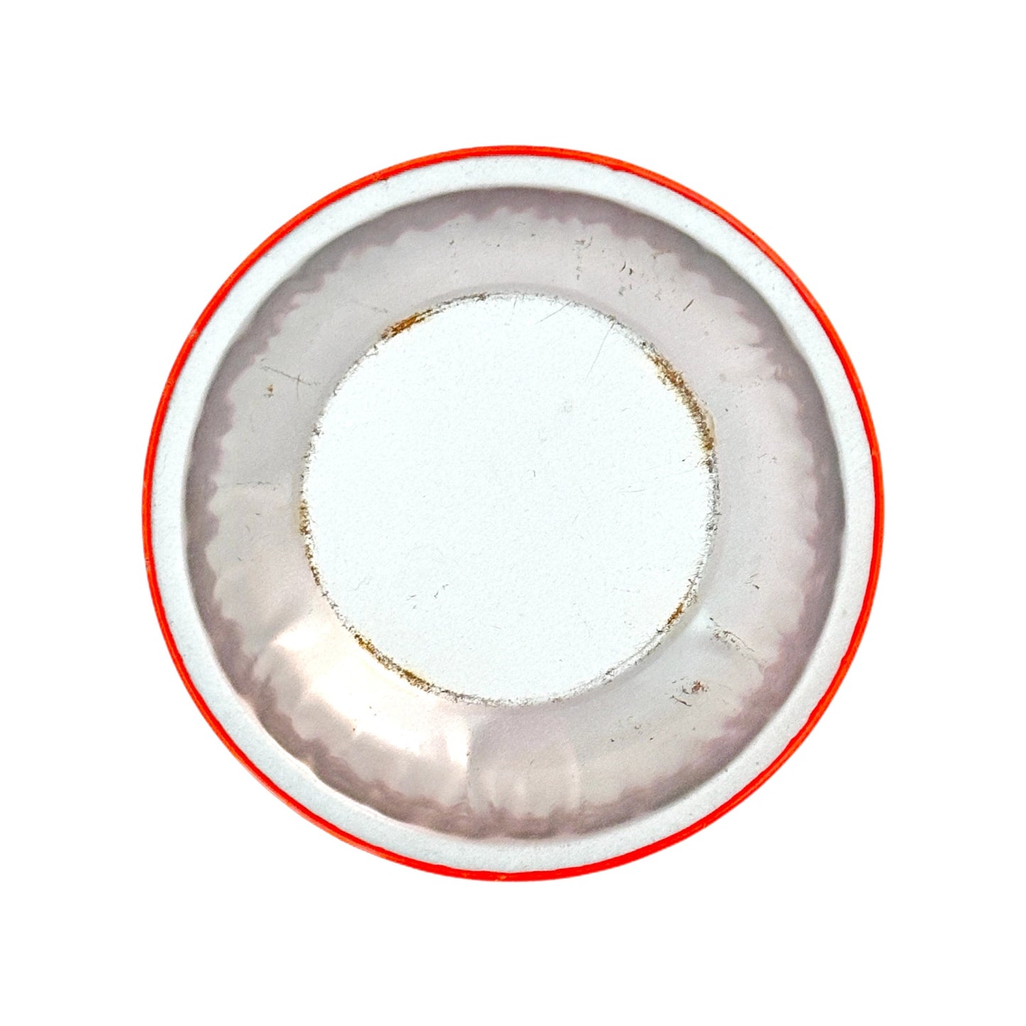 Goldfish Tin Litho Plate Traditional Japanese Toy Made in Japan Ring Dish Small