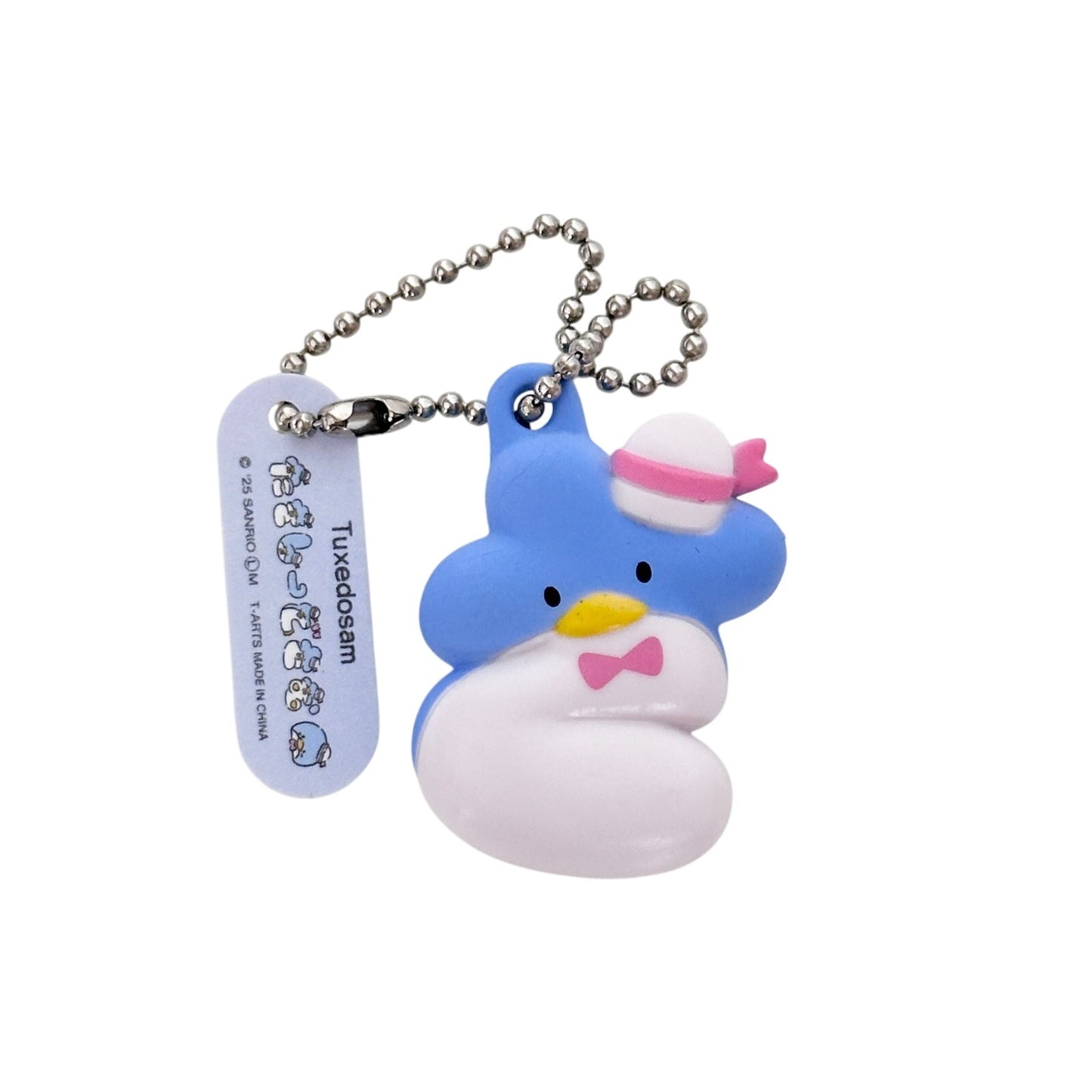 Tuxedo Sam Sanrio Japan Gachapon Charm Moji Keychain Collectible