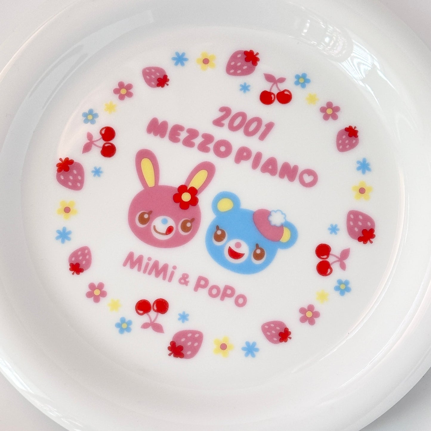 Mezzo Piano Japan Ceramic Plate 2001 Collector MiMi & PoPo