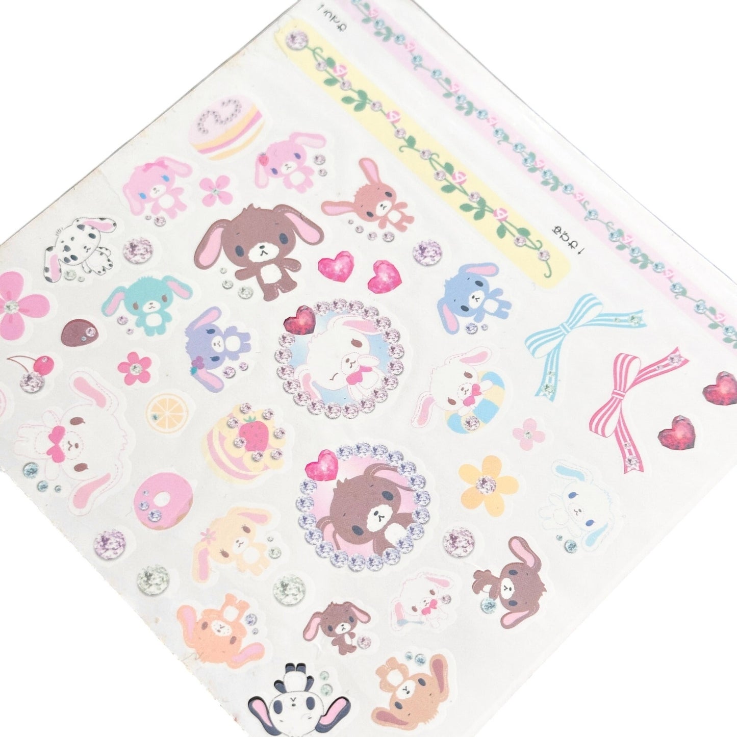 Sugar Bunnies Sanrio Stationery Heisei Retro Vintage Stickers 2000s Japan Pencil
