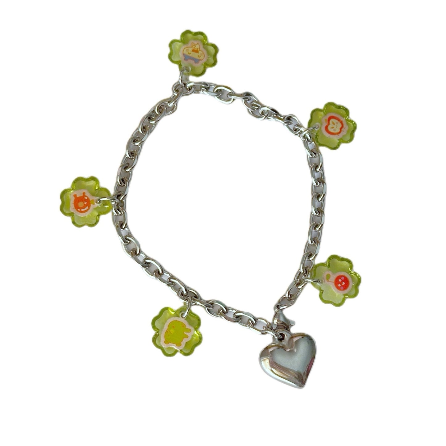Tamagotchi Charm Bracelet Stainless Steel