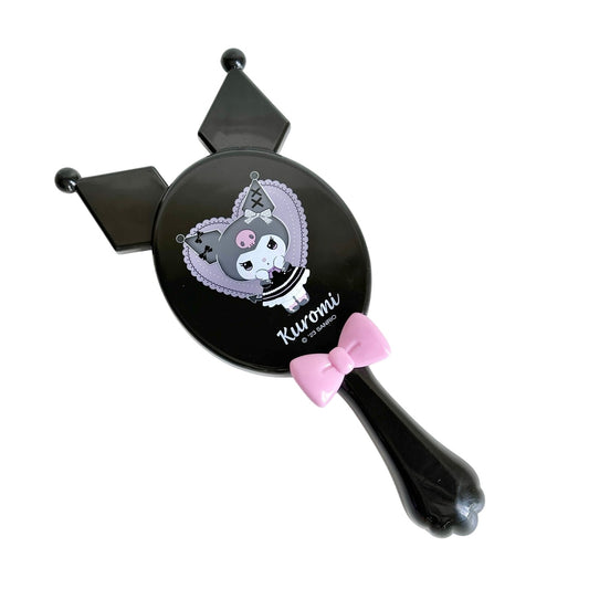 Kuromi Toy Hand Mirror Sanrio Japan Vanity Bow Black
