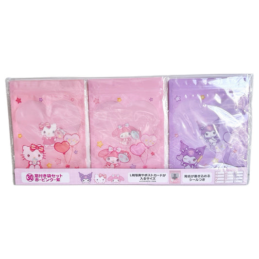 Sanrio Kuji Enjoy Idol Clear Resealable Bags My Melody Kuromi Hello Kitty Labels
