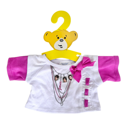 Build-A-Bear Jonas Brothers Shirt Layer Tshirt BAB Workshop Clothes Outfit 2000s