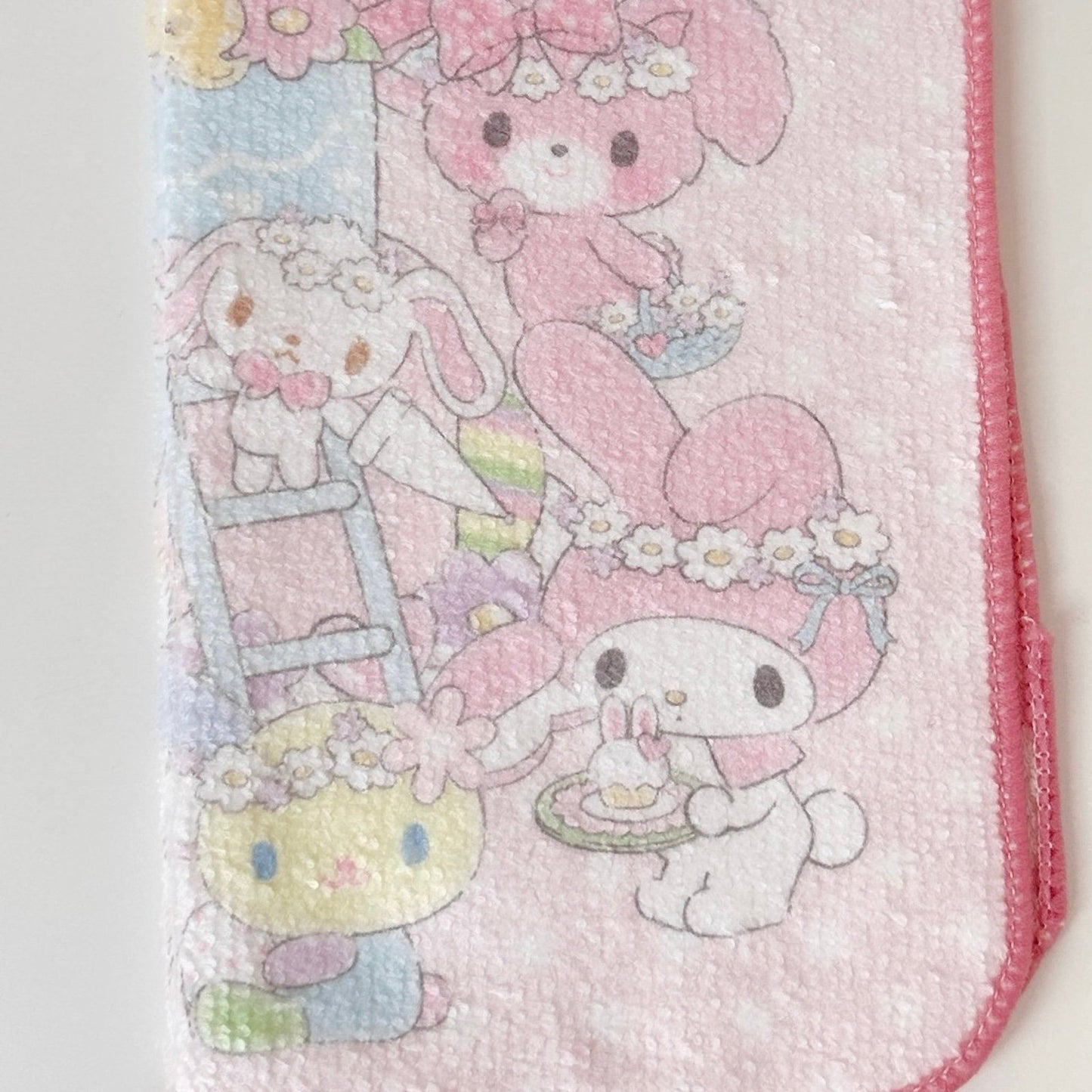 Sanrio Bunnies Wash Cloth Hand Towel Microfiber My Melody Kuromi Usahana Chums