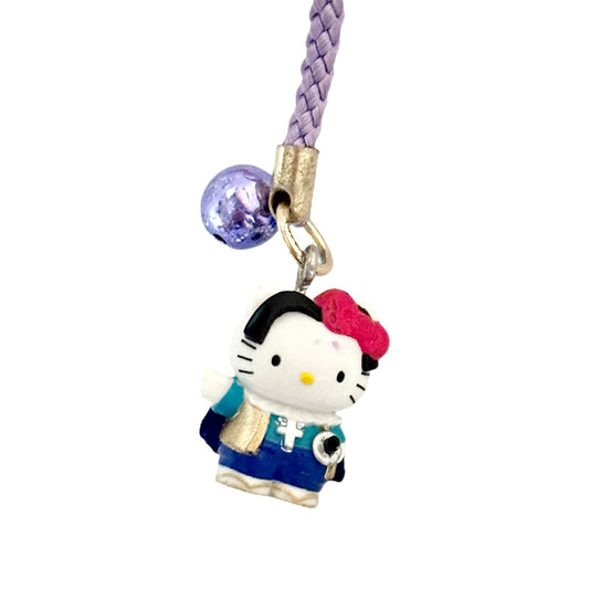 Hello Kitty Vintage Local Charm Strap Phone Keychain Japan 2000s Shiro Amakusa