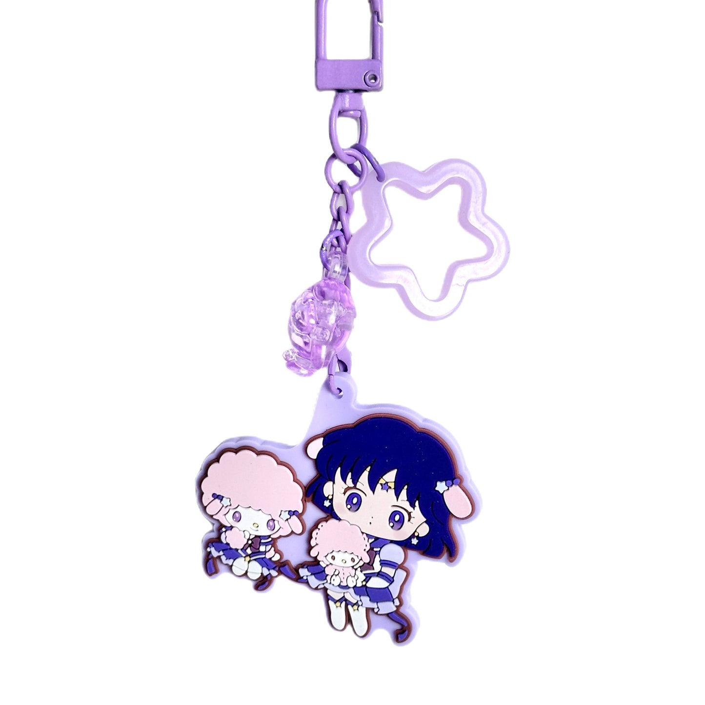 Sweet Piano Sailor Saturn Sanrio Bag Charm Handmade Beaded Clip Keychain