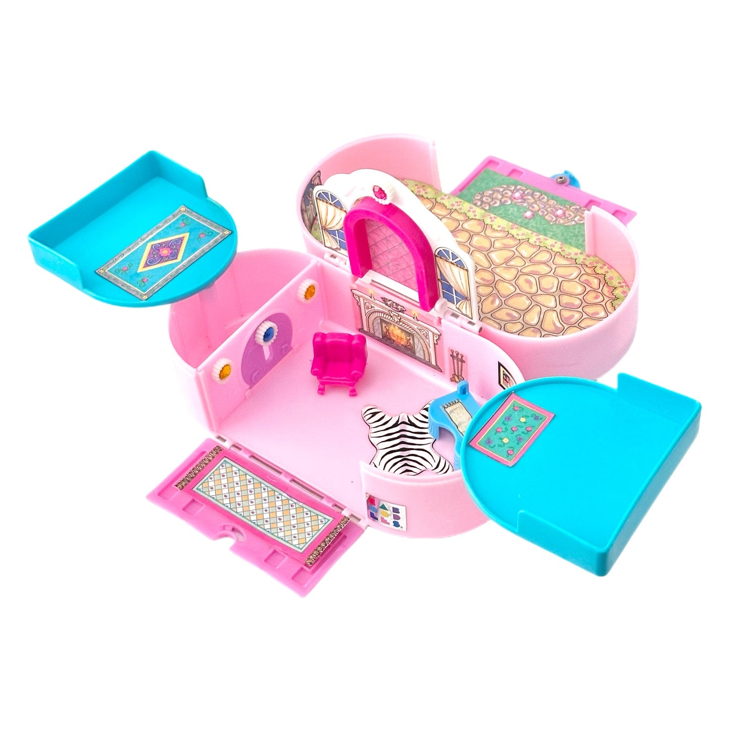 Vintage Polly Pocket Caboodle Jewel Mansion Playset 1993