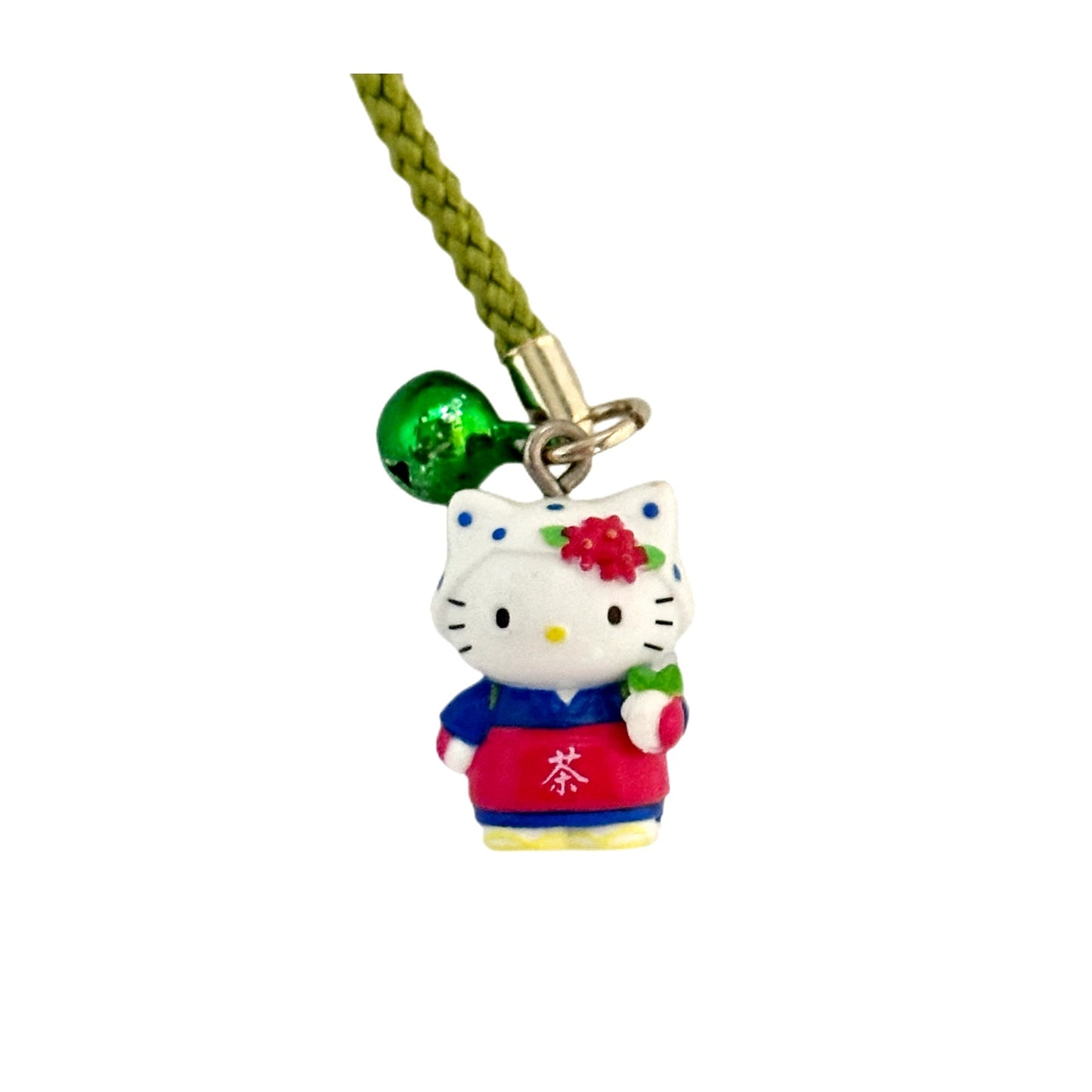 Hello Kitty Vintage Local Charm Strap Phone Keychain Japan 2002 Shizuoka Limited