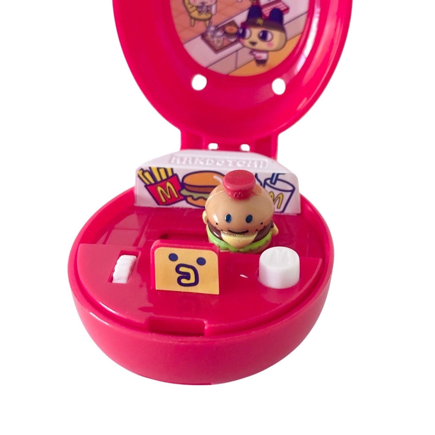 Tamagotchi 2000s Mcdonalds Japan Toy Burger Cashier Compact Figure Heisei Retro