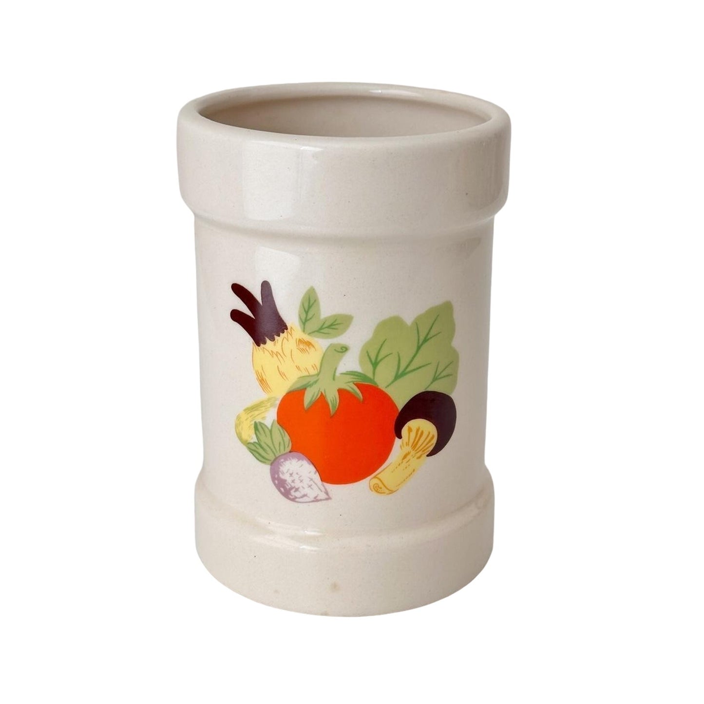 Vintage Ceramic Veggie Canister