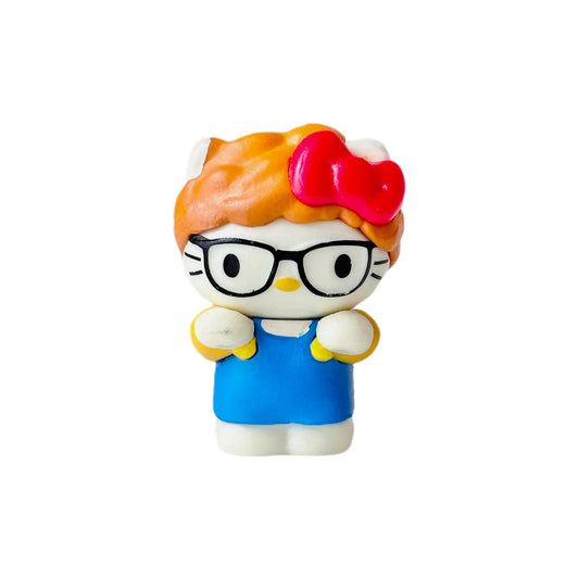 Hello Kitty Hikakin Nerd Glasses Figure