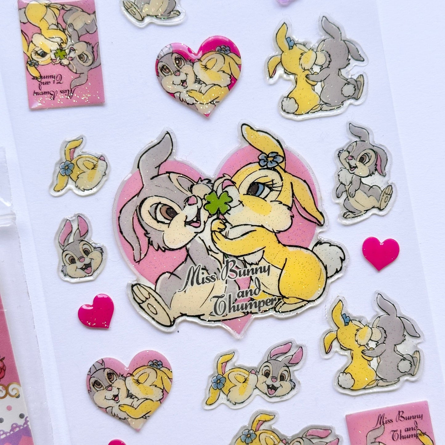 Miss Bunny Disney Stationery Heisei Retro Vintage Stickers Thumper Japan Pencils