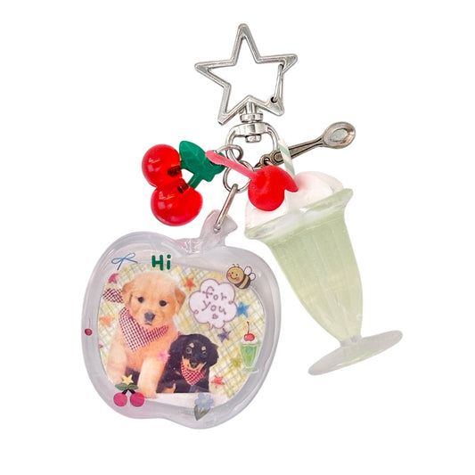 Ice Cream Soda Puppies Bag Charm