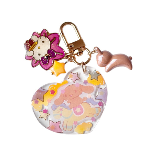 Mocha and Hello Kitty Charm