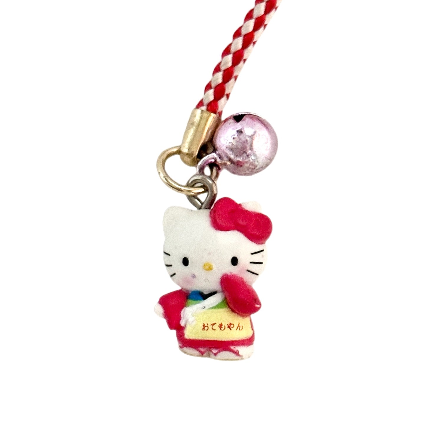 Hello Kitty Sanrio Vintage Local Charm Strap Phone Gotochi Japan Keychain