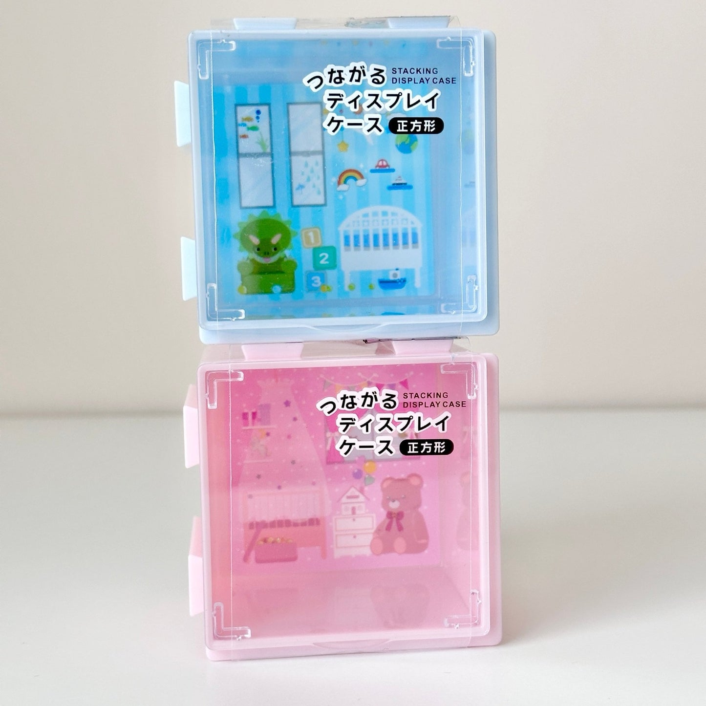 Set of 2 Small Toy Display Case