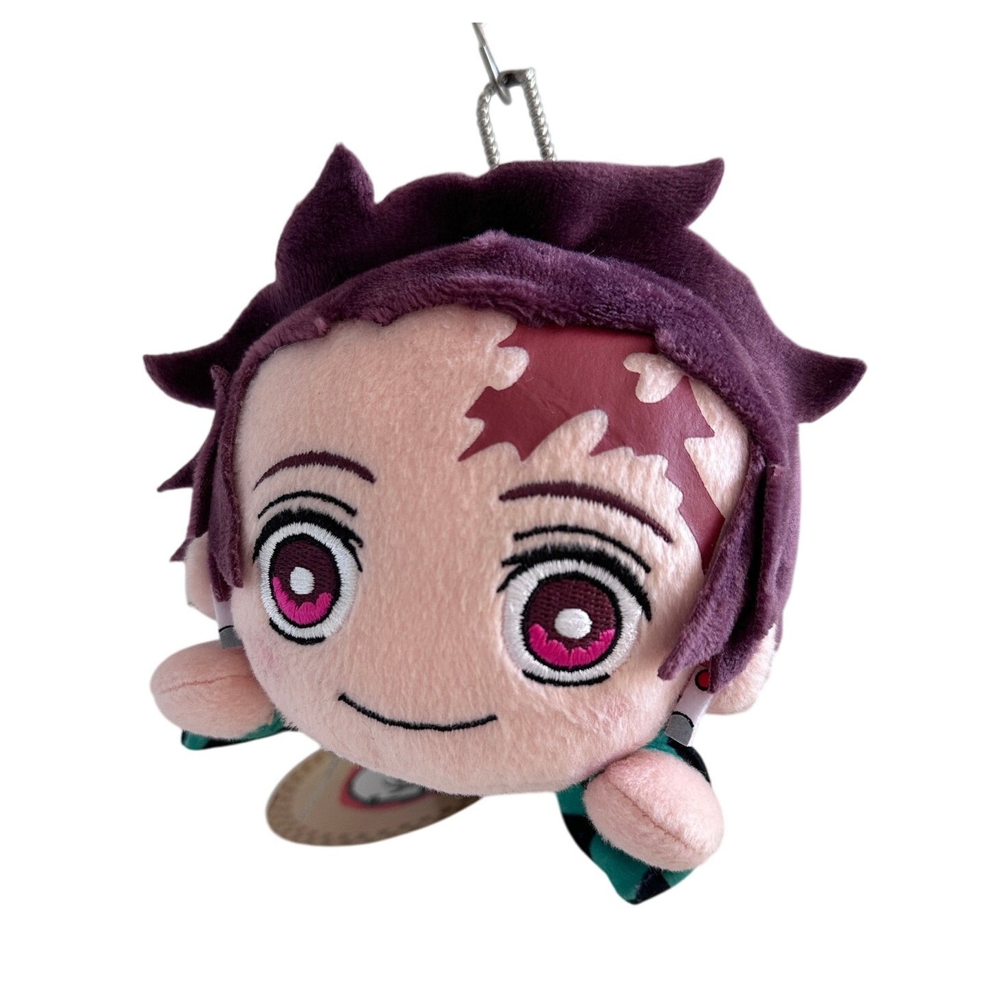 Demon Slayer Tanjiro Kamada Kimetsu no Yaiba Lay Down Kimono Chibi Plush Keychain