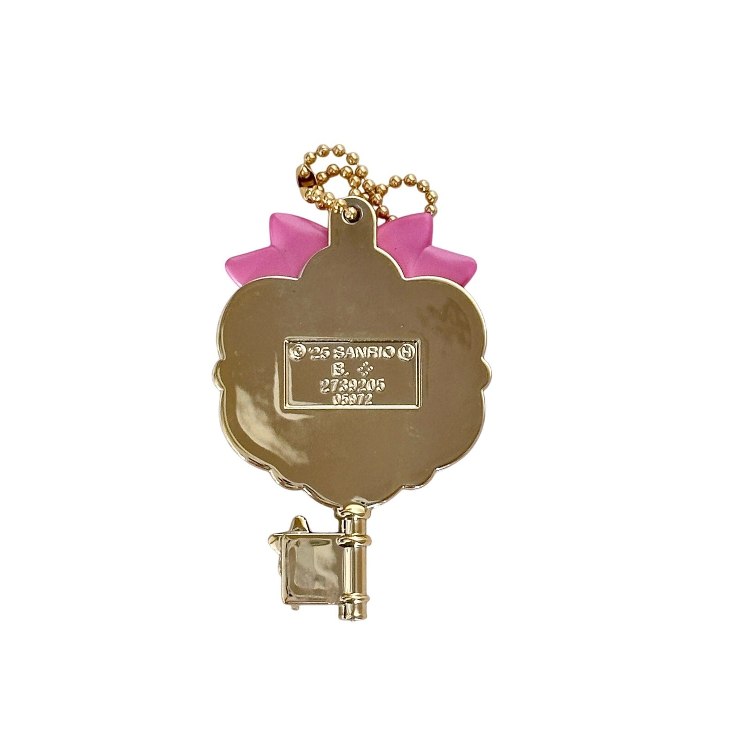 Cogimyun Sanrio Kiratti Magical Charm Key Gachapon Charm Ribbon Keychain Gold