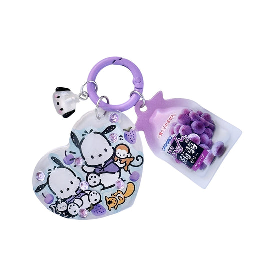 Pochacco Grape Bag Charm