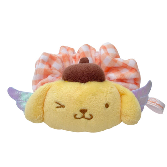 Pom Pom Purin Scrunchie Hair Tie Plush Angel Wings NEW from Sanrio Japan