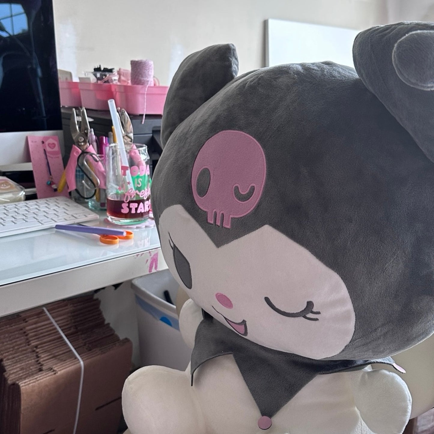 GIANT 22" Kuromi Plushy from Sanrio Japan Plush Doll UFO Catcher Prize
