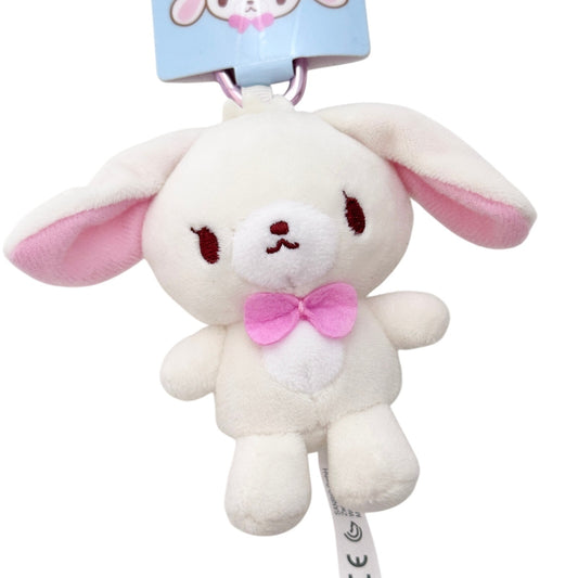 Sugar Bunnies Sanrio Japan Mascot Clip Plush Toy 4" Official Merch
