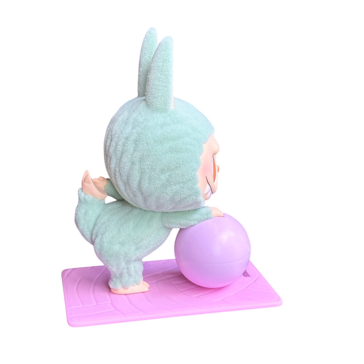 POP MART: THE MONSTERS Lazy Yoga Series Blind Box Flocked Figure Open ZONE OUT