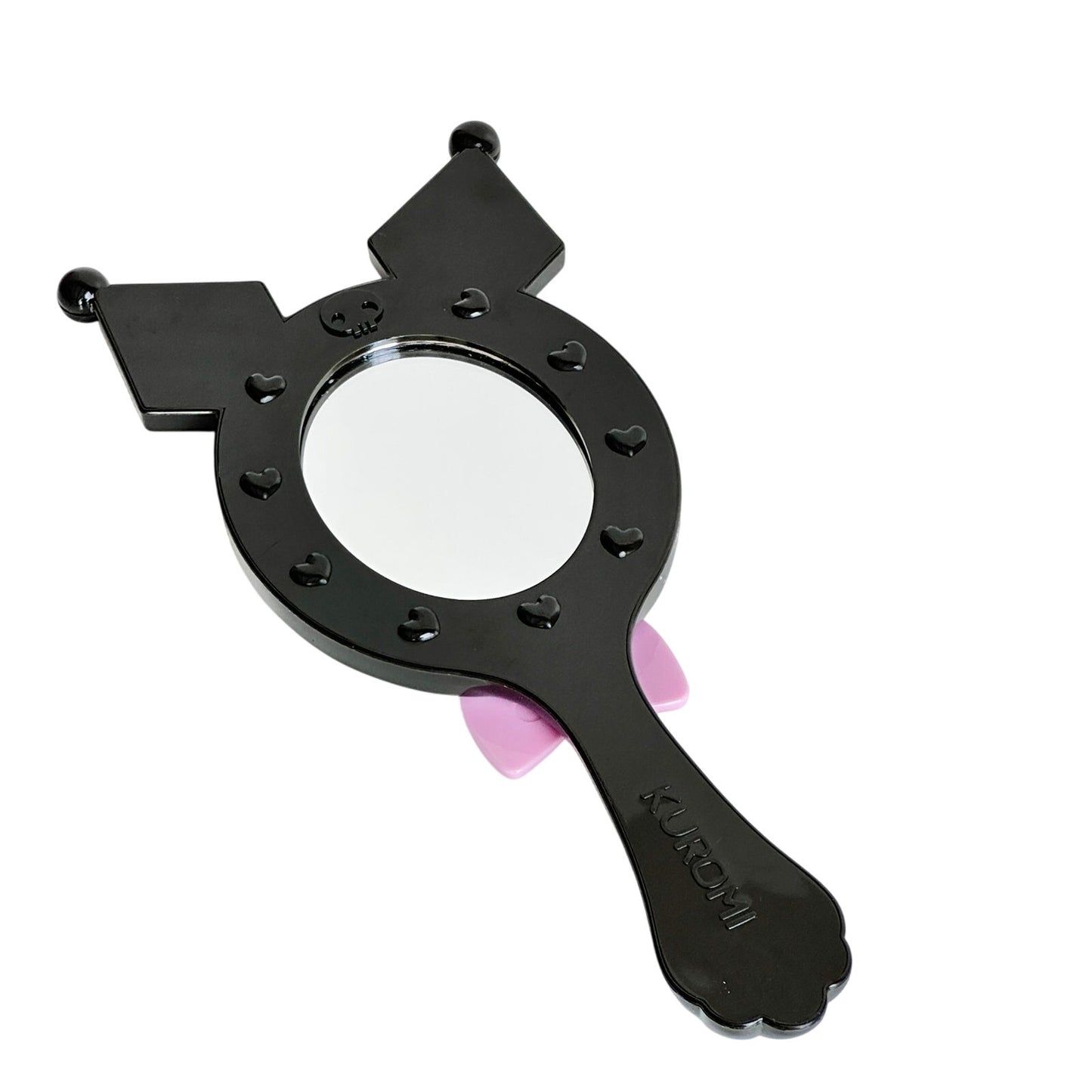 Kuromi Toy Hand Mirror Sanrio Japan Vanity Bow Black