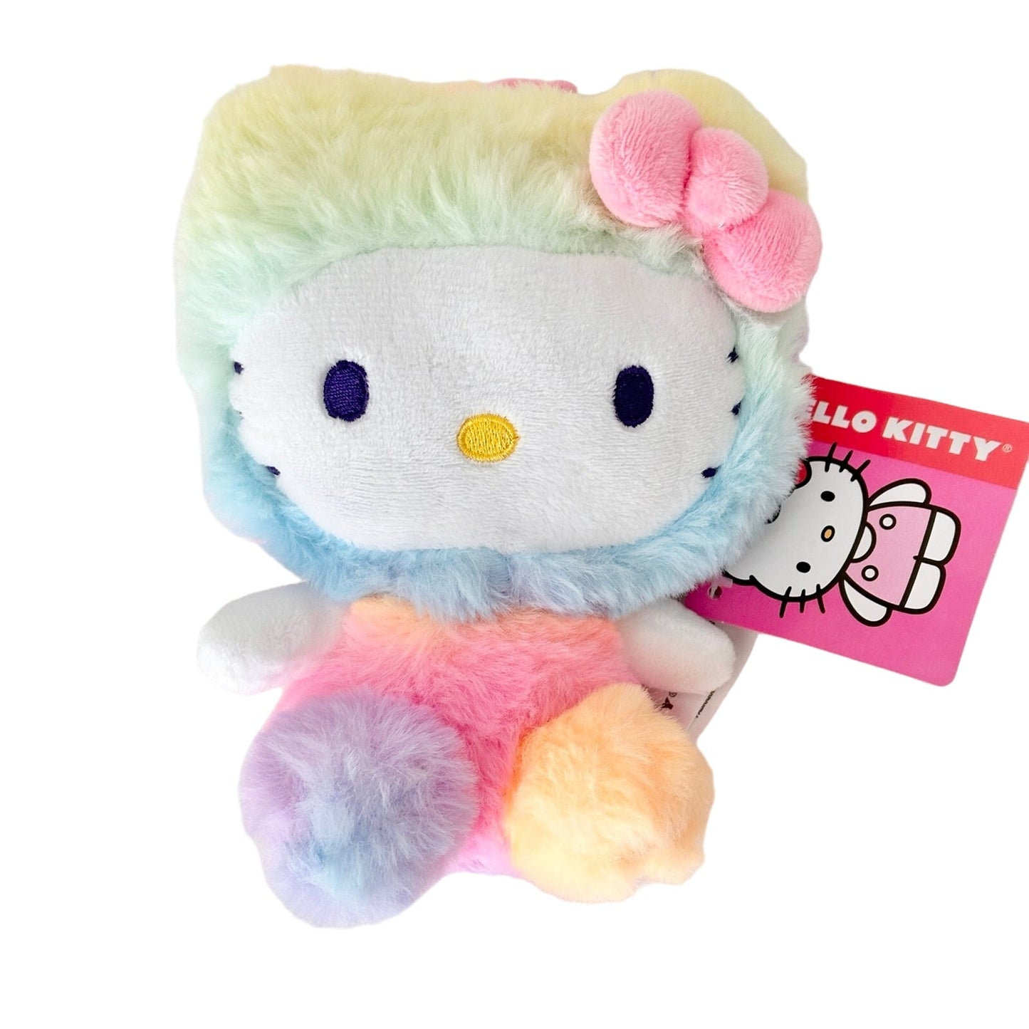 Rainbow Sherbert Hello Kitty Bear Plush