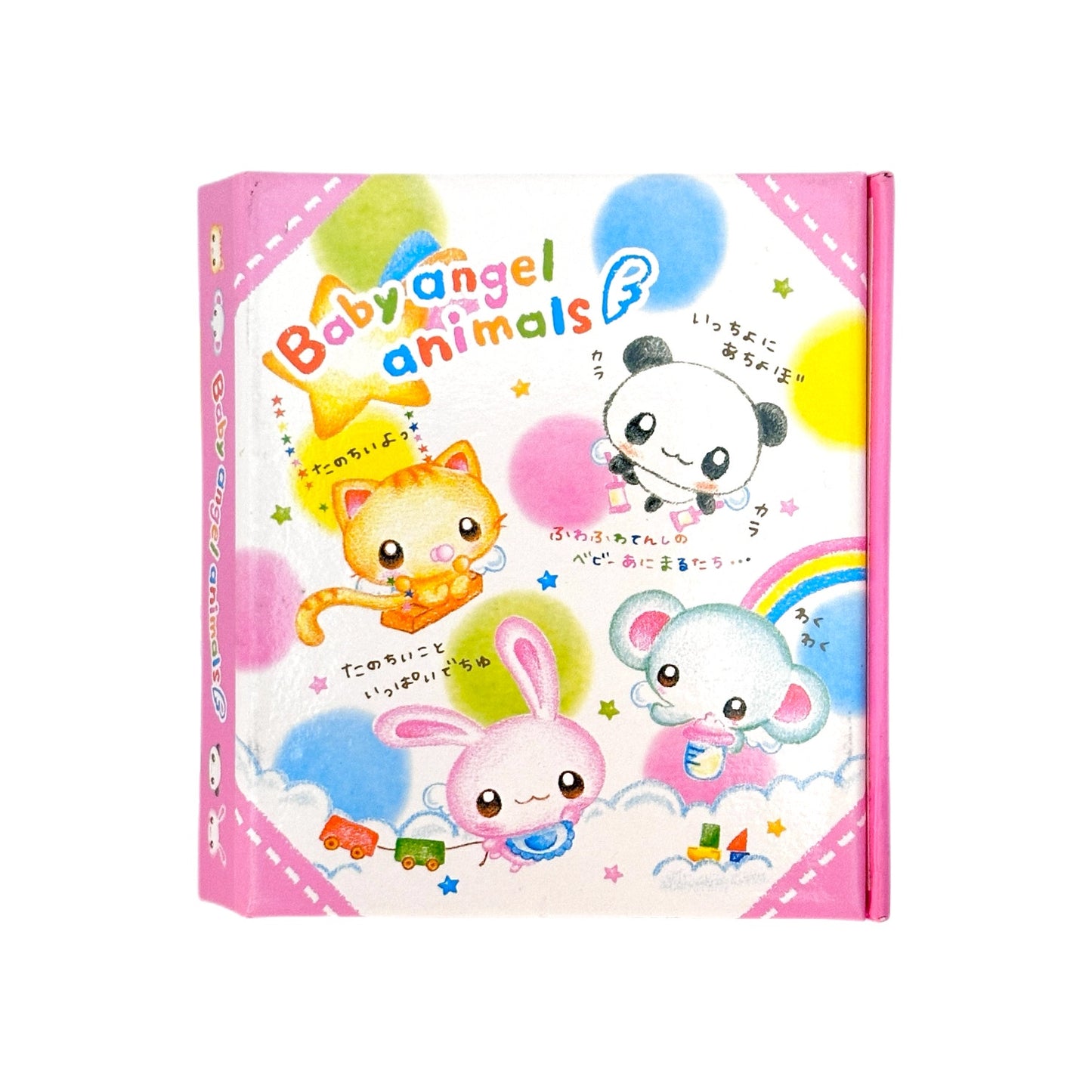 Baby Angel Animals Memo Pad Heisei Retro Vintage Kawaii Bear Bunny Cat