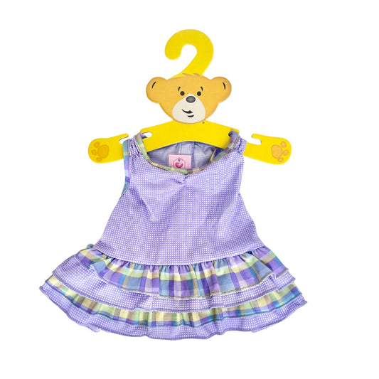 Build-A-Bear Swim Dress Purple Summer BAB Workshop Clothes Outfit 2000s