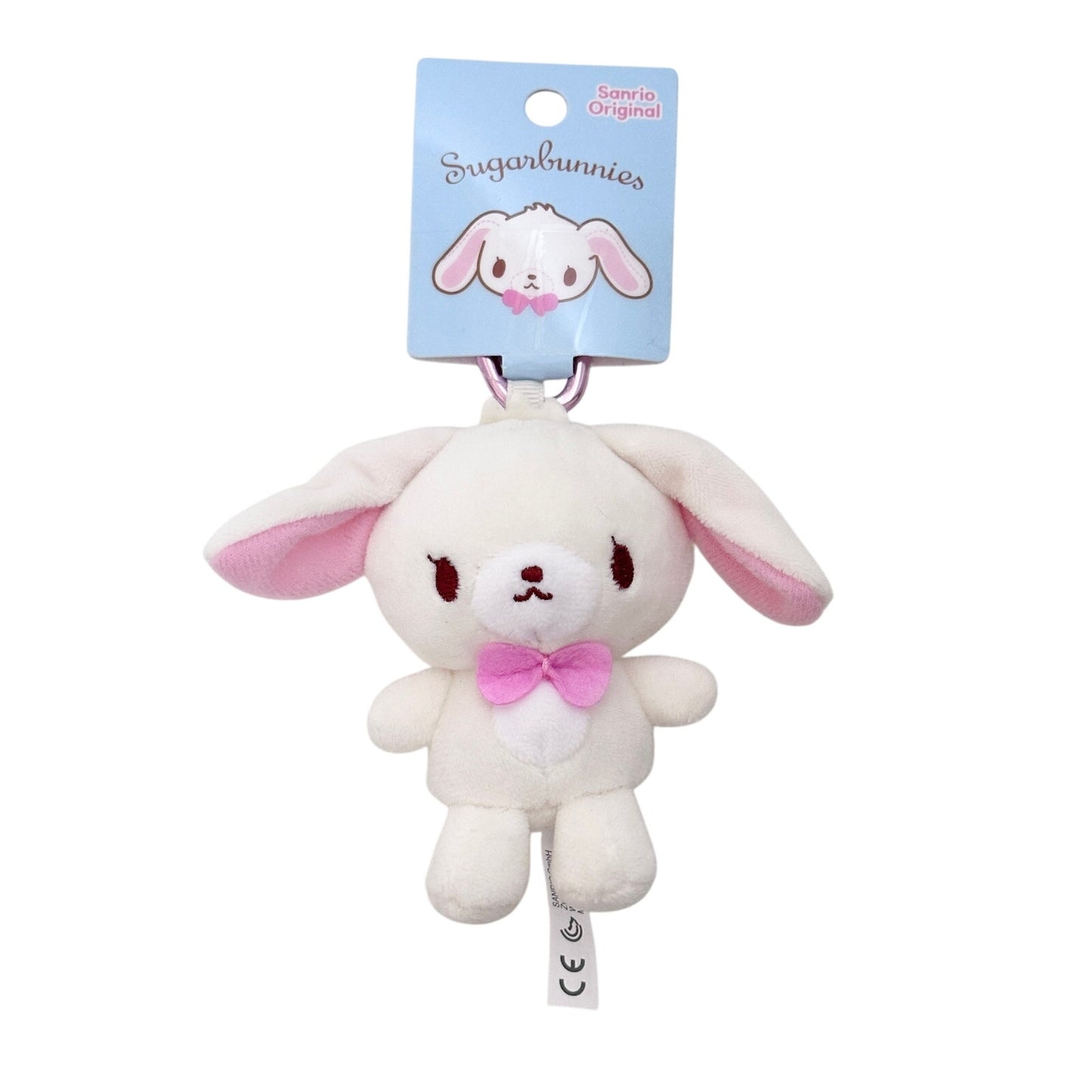 Sugar Bunnies Sanrio Japan Mascot Clip Plush Toy 4" Official Merch