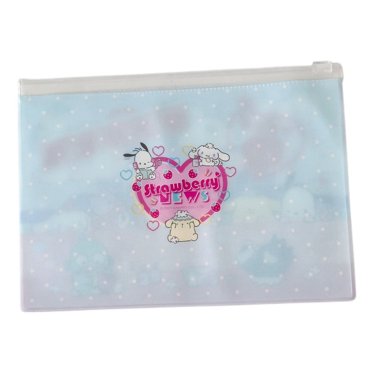 Sanrio Clear Vinyl Stationery Zipper Pouch