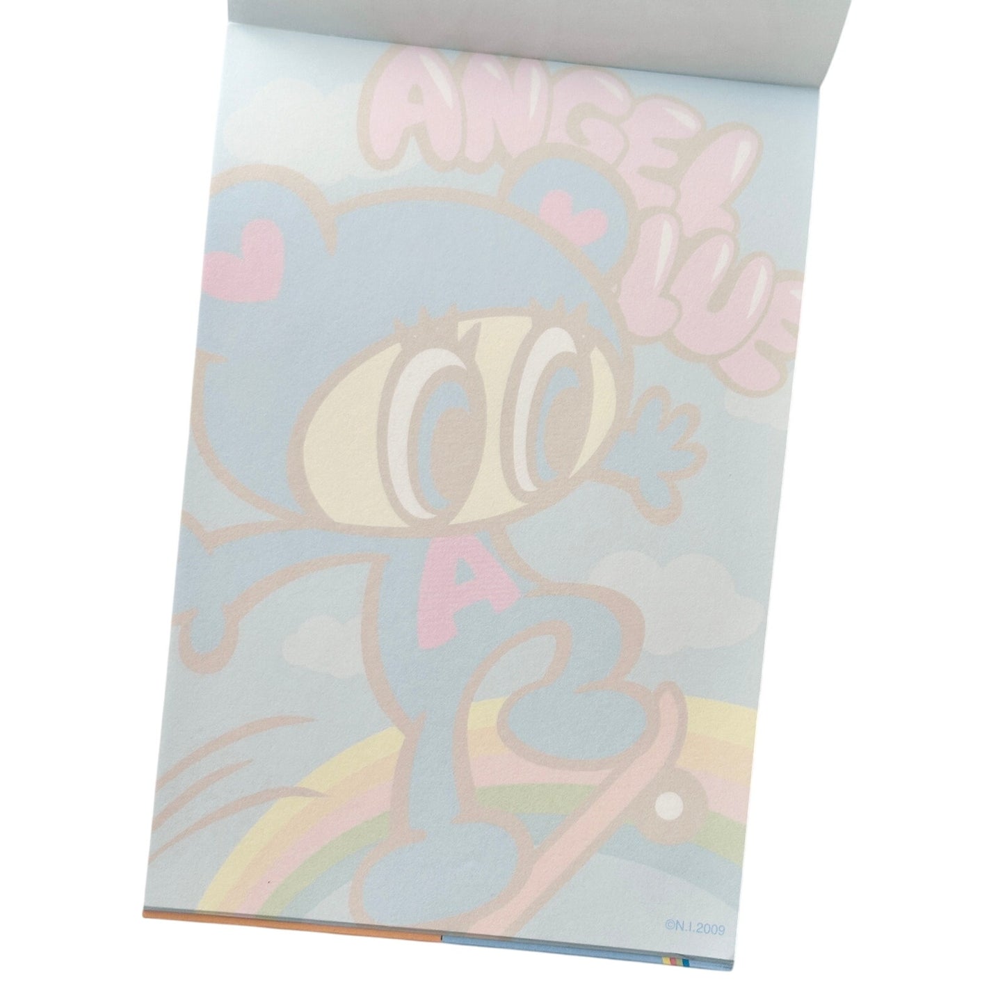 Angel Blue Sour Rainbow Candy Memo Pad 2000s Heisei Retro