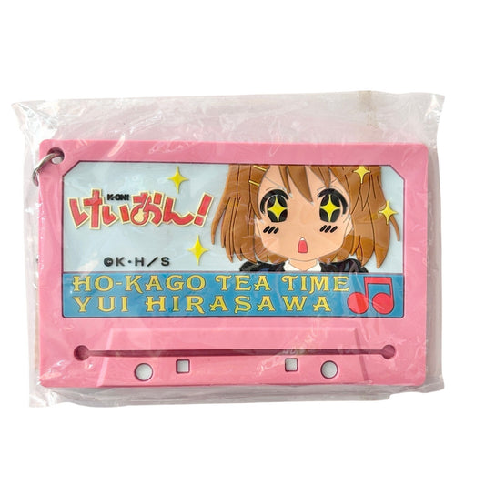 K-on! Cassette Tape Card Case Rubber Charm Keychain