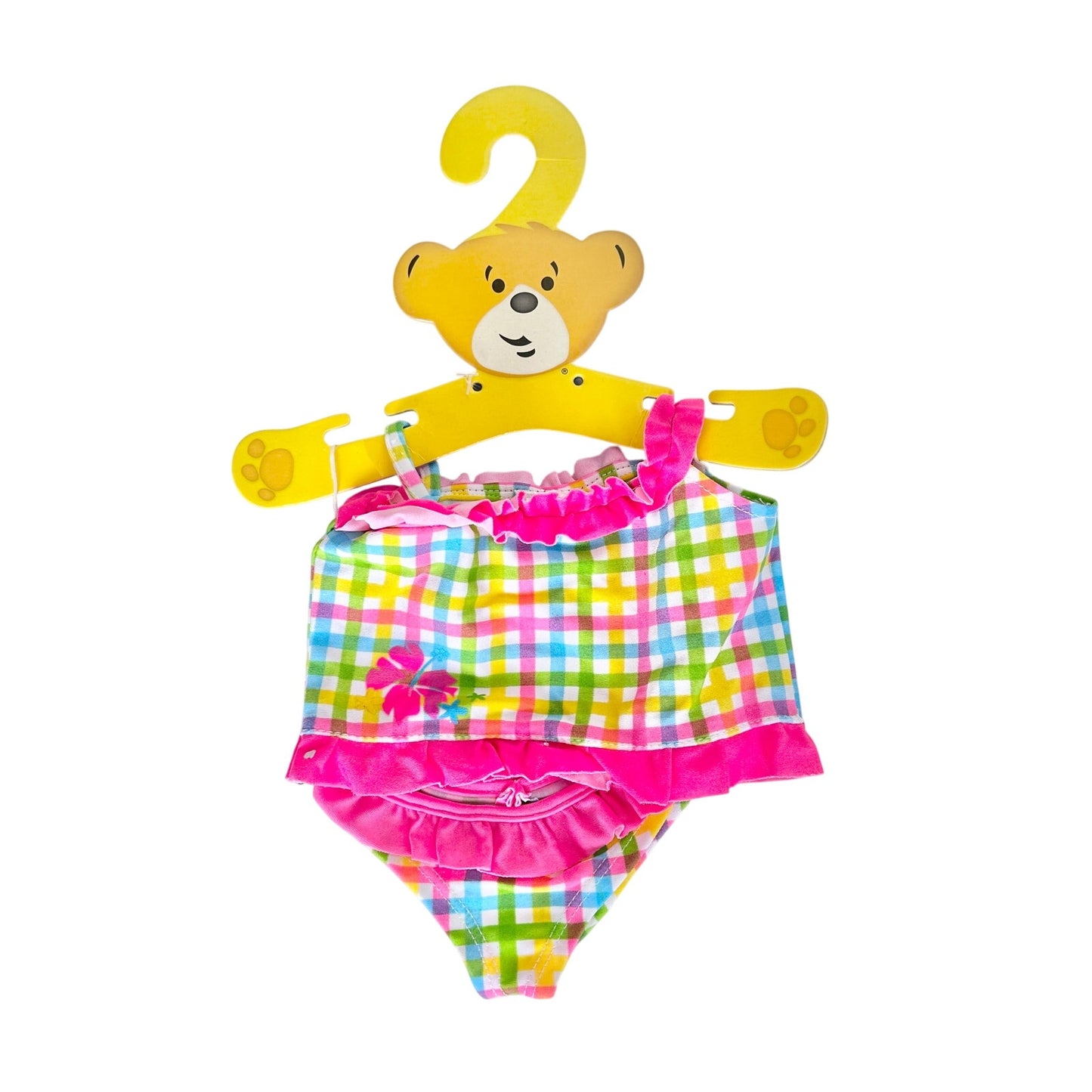 Build-A-Bear Plaid Swimsuit Tankini BAB Workshop Clothes Outfit 2000s