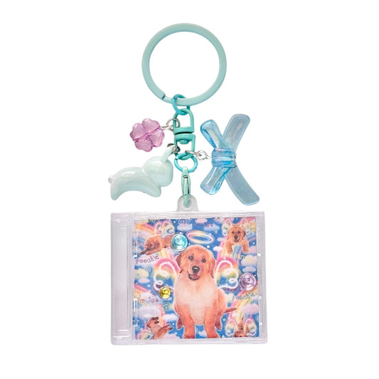 Y2K Puppy CD Case Bag Charm