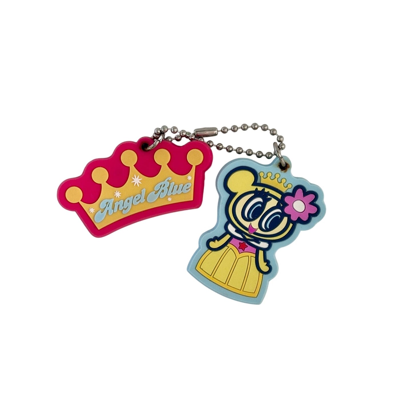 Angel Blue Nakamura-kun Princess Charm Keychain PVC Rubber Official Merch