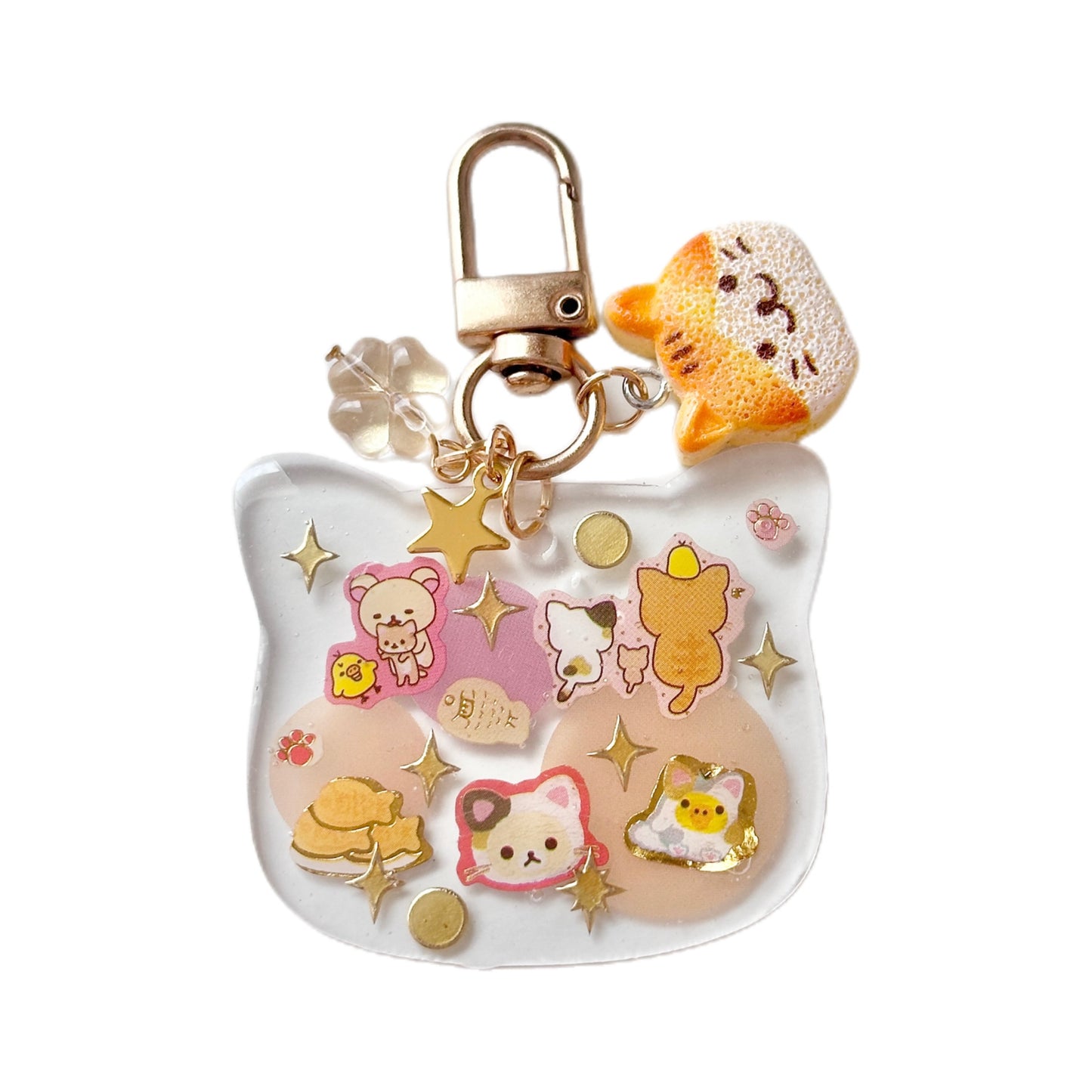 Rilakkuma Cat Bread Charm