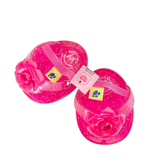 Build-A-Bear Pink Flower Sandels Flip Flops BAB Workshop Clothes Outfit 2000s