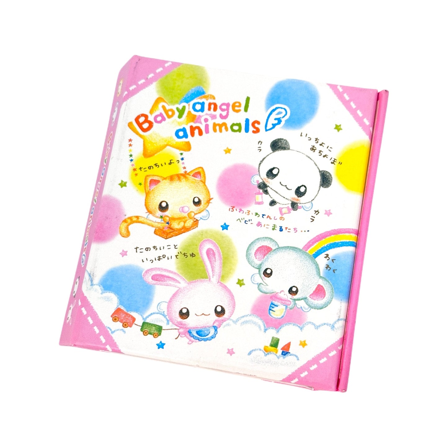 Baby Angel Animals Memo Pad Heisei Retro Vintage Kawaii Bear Bunny Cat