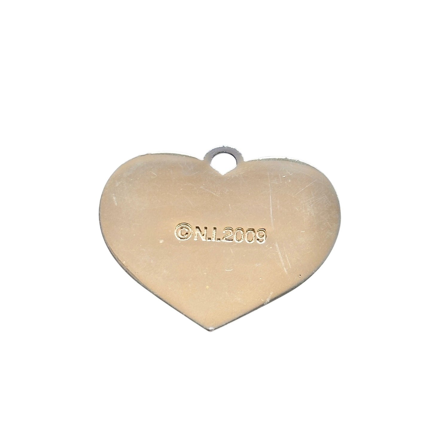 Mezzo Piano Pendant Heart Charm Gold RARE From Japan Heisei Brand 2009