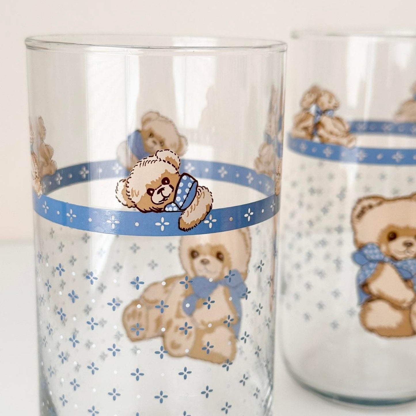 Teddy bear glasses tumblers 16oz