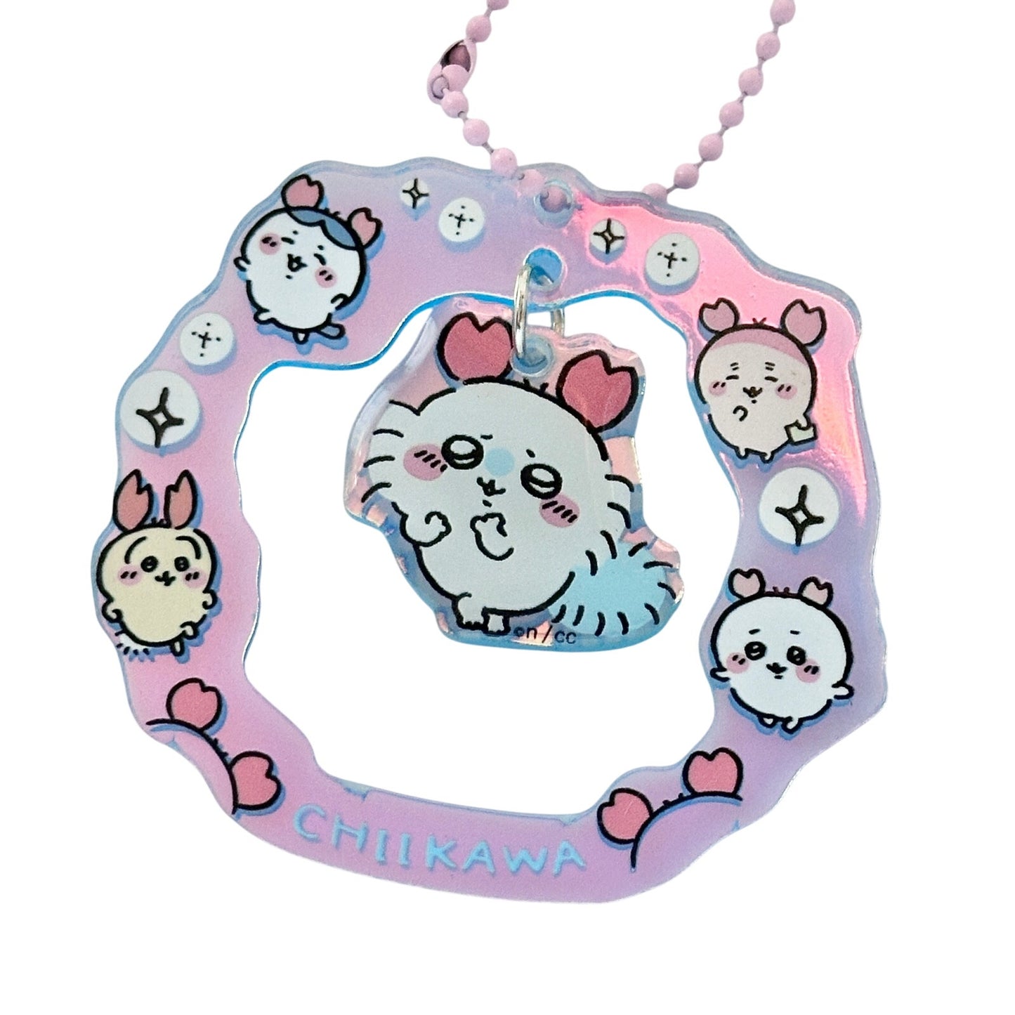 Chiikawa Momonga Iridescent Charm