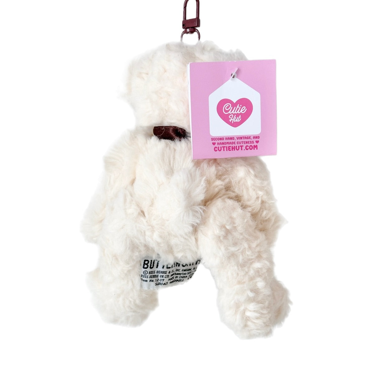 Oversized Vintage Teddy Bag Charm