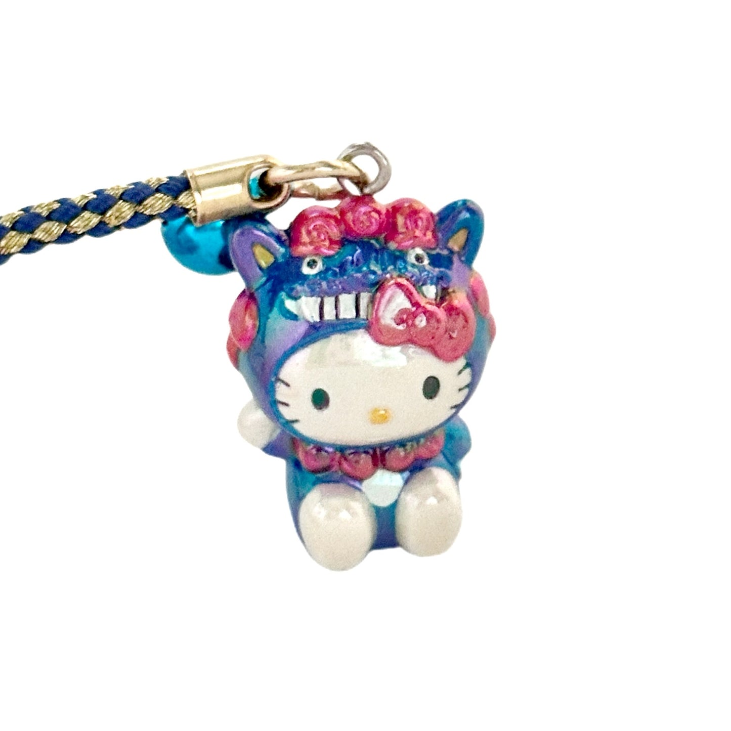 Hello Kitty Vintage Local Charm Okinawa Shisa Strap Phone Gotochi Japan Dragon