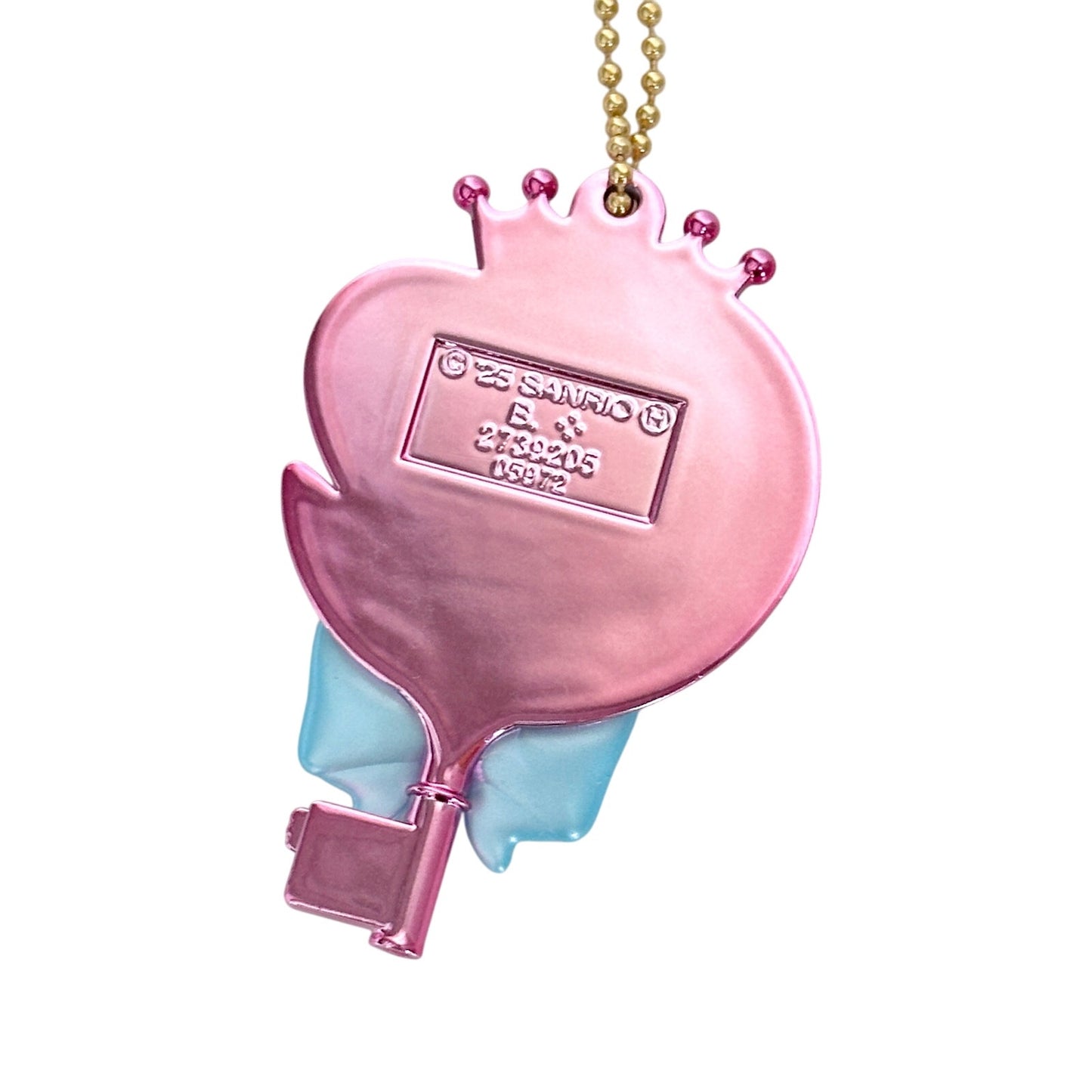 Little Twin Stars Sanrio Kiratti Magical Charm Key Gachapon Charm Ribbon Pink