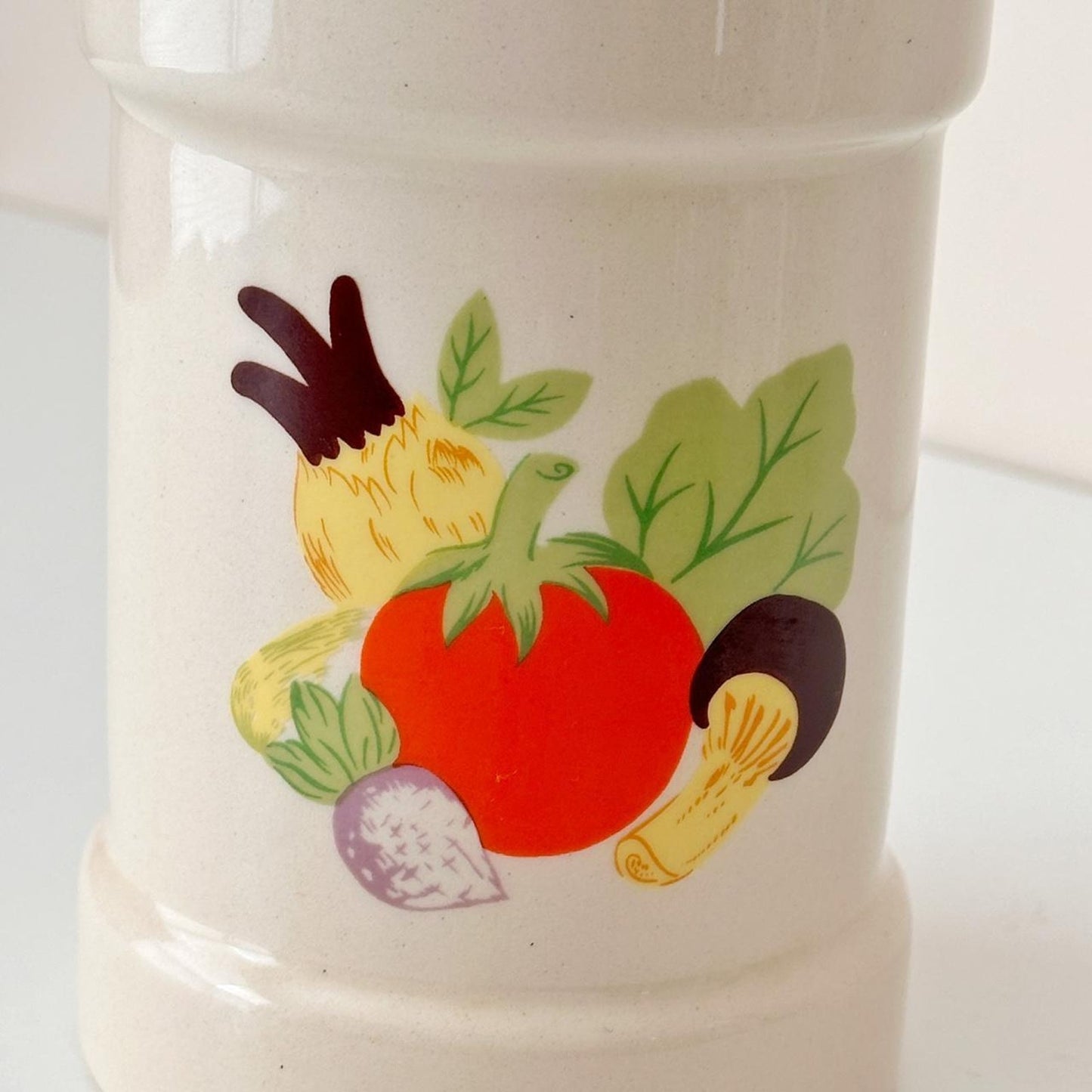 Vintage Ceramic Veggie Canister