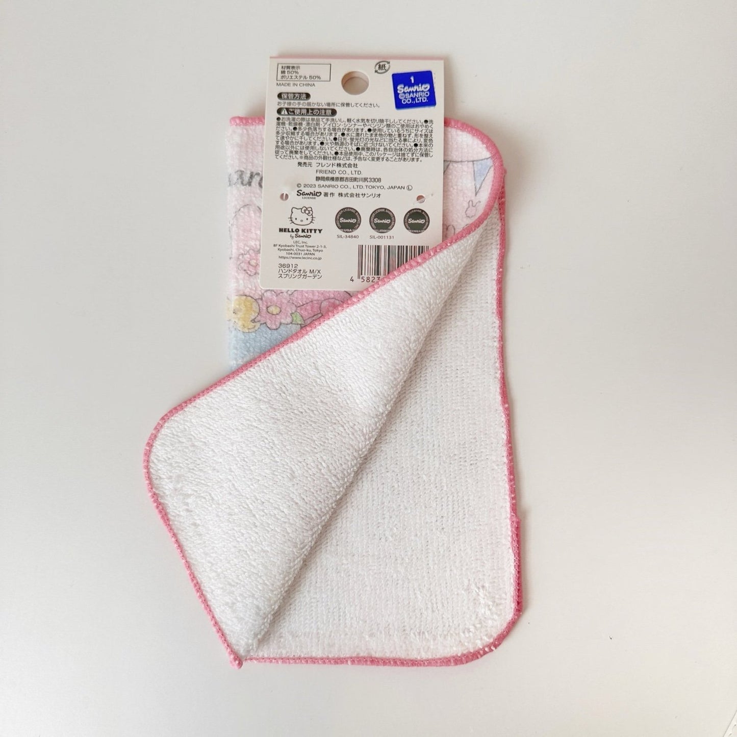 Sanrio Bunnies Wash Cloth Hand Towel Microfiber My Melody Kuromi Usahana Chums